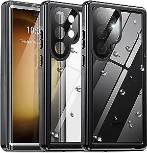 for Samsung Galaxy S23 Ultra Case Waterproof, Built in Screen Protector, Heavy Duty Military Grade Drop Protection, Full Body Clear Cover with Shockproof Case for Galaxy S23 Ultra 5G 6.8’’
