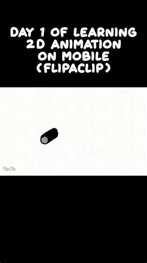 Day 1 of Learning 2D Animation on Mobile (Flipaclip)