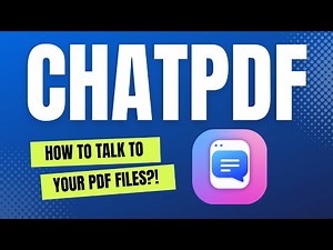 ChatPDF + ChatGPT API - Have Conversations With A PDF!!
