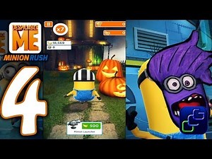 Despicable Me: Minion Rush Android Walkthrough - Part 4 - NEW "Halloween Residential"