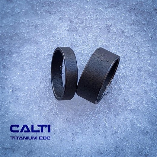 Titanium Keychain Ring, Custom EDC Finger Band, Grade 2 Titanium (25mm) - Etsy