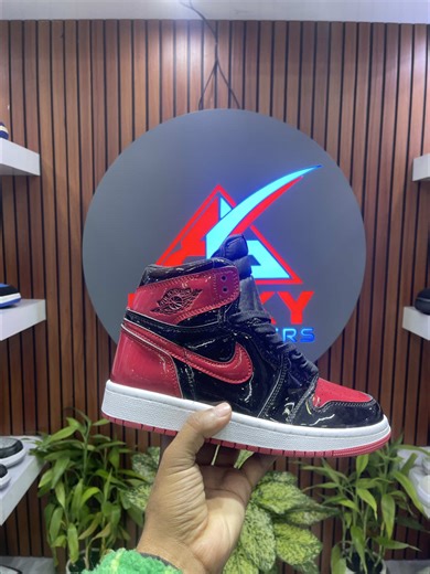 Exclusive Jordan 1 Patent Bred Sneakers in Chitwan