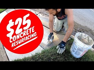 RENEW OLD CONCRETE: Cheap, Easy, DIY Project