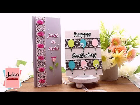 2 Ways to Use the New Stitched Kaleidoscope Strip Dies | Spellbinders March Release 2022