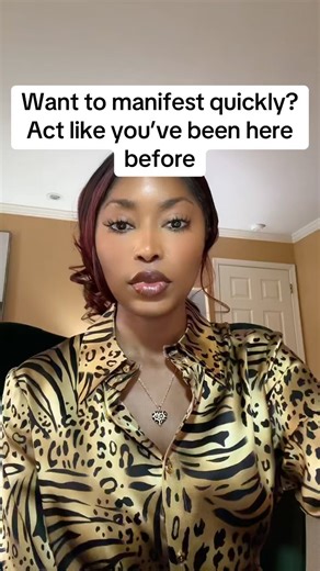 ACT LIKE YOU’VE BEEN HERE BEFORE ‼️and you will manifest quickly #loa #manifestation
