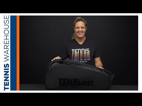 Closer look at Wilson Super Tour Pro Staff 9 Pack Tennis Bag