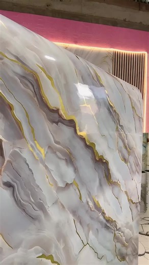 Stylish Marble Design Self-Adhesive Wallpaper