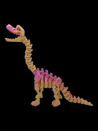 BRACHIOSAURUS Skeleton Figure ~ 3D Printed Articulated ~ Flexi Dinosaur Toy ~ Desk Fidget ~ Gift ~ Flexi Factory ~ Childrens Toy Room Decor - Etsy