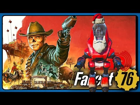 Santa.. Santa.. Santatron :). Jumping on My Retired Human Character - Fallout 76