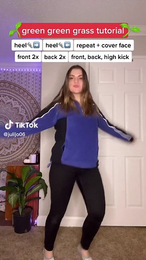 Green Green Grass Dance Tutorial🌱🌤(Tempo) dc: ??? #dancetutorials #julijodance #slowdancetutorial