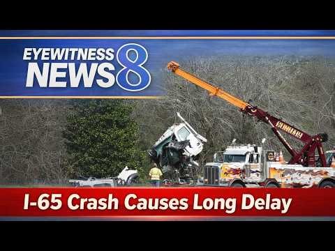 18-Wheeler Crash Near Castleberry, AL | Interstate 65