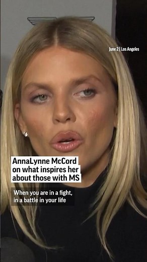 AnnaLynne McCord shares what inspires her about those with multiple sclerosis. #shorts