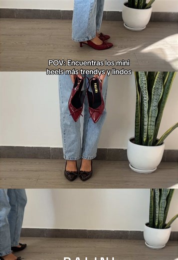 Descubre el Taco Delgado en Color Marrón y Vino