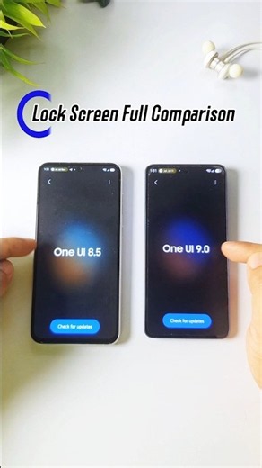 One Ui 9 vs 8.5 Lock Screen Full Comparison 🔥 | Samsung