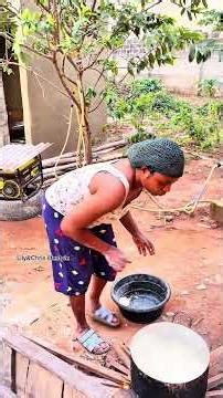 My method of cooking fufu