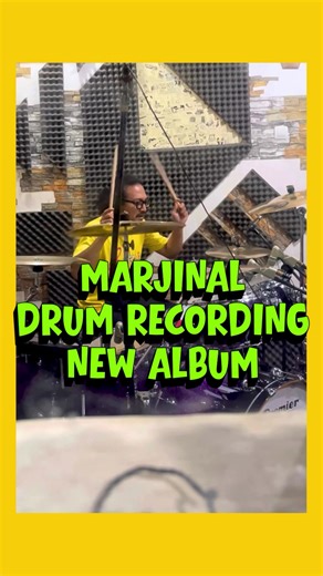 MARJINAL Drum Recording for Upcoming 2026 Album