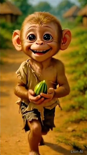 monkey heart touching story 💕#chotuscreation