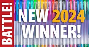 3 years ago I tested 10 cheap gel pen brands so I could answer a common question…what are the best affordable gel pens? (Back then, the winner was Tanmit.) Recently, I have been getting that question again, so Steve and I decided it was time to run another gel pen battle to see who sells the best budget-friendly gel pens on Amazon in 2024. So we purchased with our own money 20 inexpensive gel pen sets and put them through our rigorous tests. We specifically wanted to see which gel pen brand had 