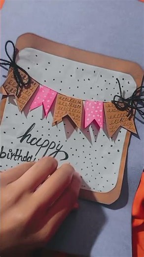 Heartfelt Handmade Birthday Card | DIY Scrapbook-Style Greeting for Best Friend/Loved One #art