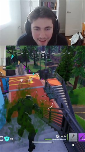 Fortnite Player Discovers SUSPICIOUS Aim Bot in Game! #shorts