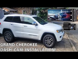 How To Install Front And Rear Dash Cams. 2011-2021 Jeep Grand Cherokee. Full Installation.
