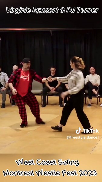 Dynamic West Coast Swing Dance Performance