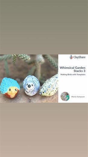 Whimsical Garden Stacks: Sculpted Birds with Maria Sampson starts this Saturday 6/22/24Sign up here:https://www.clayshare.com/products/whimsical-garden-stacks-3-making-birdsThis 2-week class focuses on making birds using templates with an emphasis of how to form your pieces for successful glazing and firing. This class is for all levels from beginners to advanced potters. Forms will be shaped using templates, slabs & coils. Maria will be using her favorite clay body, Timberline Sculptural clay f
