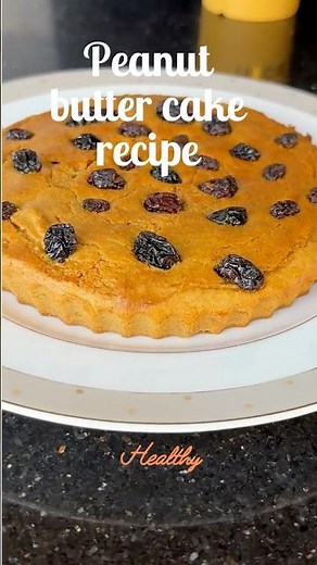 Deliciously HEALTHY Peanut Butter Cake Recipe You'll LOVE!