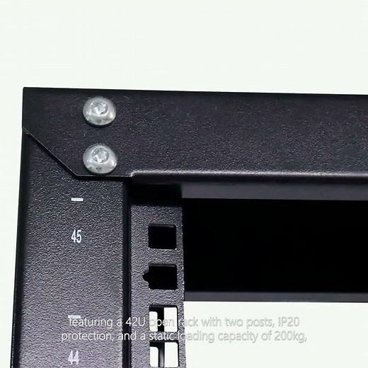 Open Frame 19 Inch Rack Network Rack 42U Open Rack Two Post Server Rack