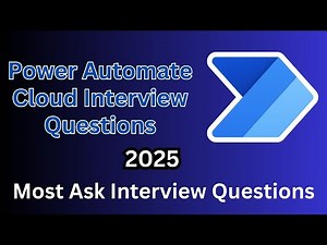 Power Automate Cloud Interview Questions 2025