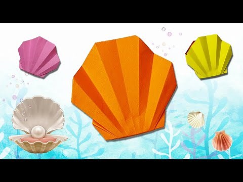 Shell | How to make Origami Shell | Paper Shell easy simple fast