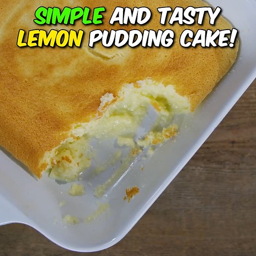 Easy Lemon Pudding Cake Perfection 🍋😊 #BudgetFriendly #tipsandtricks #cooking #recipes #kitchenhacks #foodie #cookinghacks #recipe #baking #diy #vintagerecipes | Glen And Friends Cooking