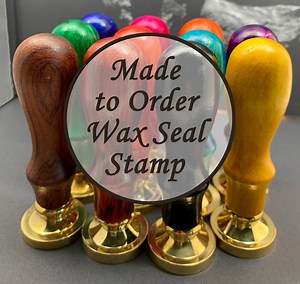 Custom Wax Seal Stamp – Personalized Wedding Invitation, Logo Design (20-50mm Stamp) – No Tariffs - Etsy