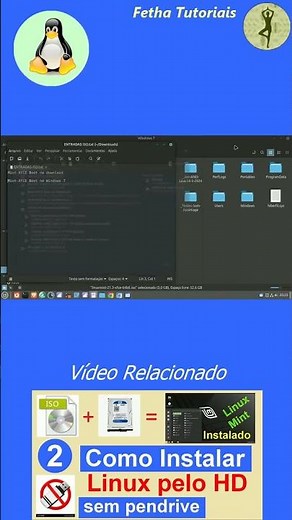 Como Instalar o Linux Mint pelo HD sem pendrive. How to Install Linux Mint from HD