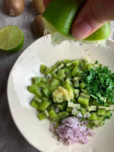 Kick-in-the-Face Kiwi Salsa Recipe - How To Make Dinner
