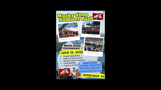 2.5K views · 36 reactions | Musky Shop Bash Preview Wednesday | Rollie & Helen's Musky Shop | Facebook