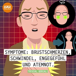 Bei einem Herzinfarkt zählt jede Minute! Was genau bei einem Infarkt passiert, woran du ihn erkennst und wie du dich richtig verhältst, siehst du im Video! 💡👉 Herz-Kreislauf-Erkrankungen beginnen häufig unbemerkt. Gehe daher regelmäßig zur Vorsorge und lasse dich kostenlos beim Check-up 35 auf Herz und Nieren untersuchen 👇 | DAK-Gesundheit