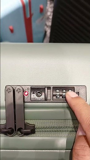 How to set TSA lock #lock #TSA #TSAlock #samsonite #americantourister #VIP
