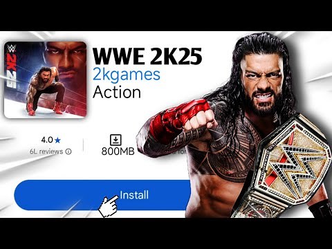 I Played The Best WWE GAMES From PLAYSTORE 😱 | WWE 2K25 ON MOBILE 🔥