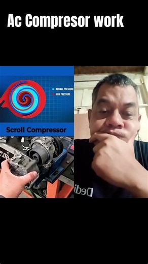 Ac compresor work #mechanic