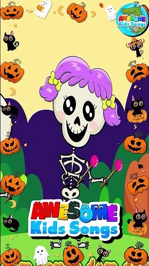 Dem Bones Dance 💀 Classic Halloween Skeleton Song!
