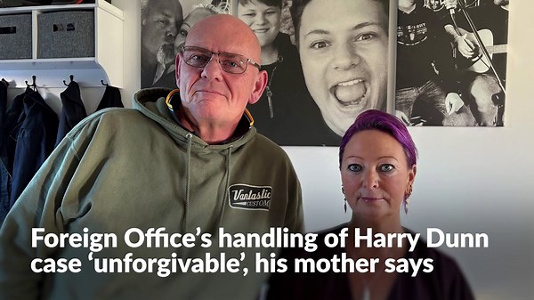 Foreign Office's handling of Harry Dunn case 'unforgivable', his mother says