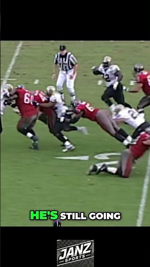 Alstott's Unbelievable Run: Breaking Tackles for 15 Yards!