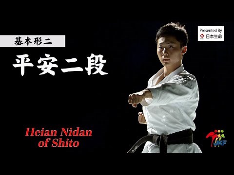 Karate Kihon Kata #2 Heian Nidan of Shito 空手道形教範 糸東流（基本形二） 平安二段