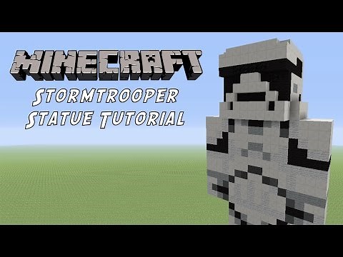 Minecraft Statue Tutorial: Stormtrooper (Star Wars The Force Awakens)