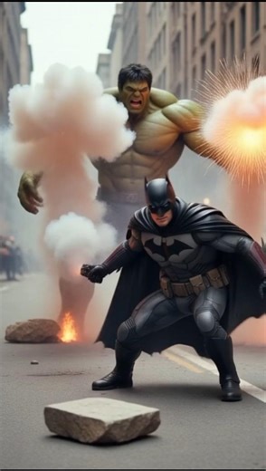 HULK vs BATMAN 🔥 New York Epic Fight | Superhero Short