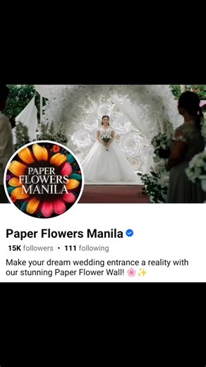 As 2025 comes to a close, our hearts are filled with gratitude 🤍 To our valued clients, thank you for the trust you so generously gave us. Every booking, every celebration, and every detail allowed us to create with purpose and passion. Thank you for choosing Paper Flowers Manila ♥️🌼🌸 | Paper Flowers Manila