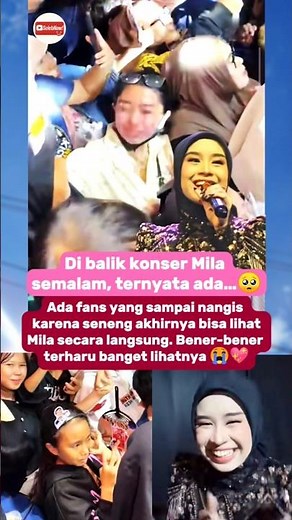 Fans sampai nangis di konser Mila?! 😭 #mila #indosiar #da7 #fans