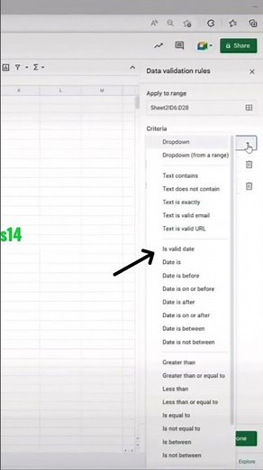 How to insert Date picker in google sheet | Ms excel