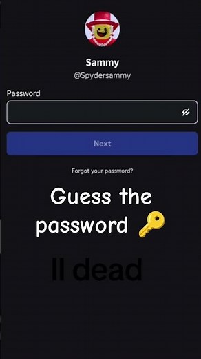 Guess the password 🔑🤣 #roblox #experimentalphonk #spydersammy#sammy ‪@Roblox‬‪@Red_SpyderSammy‬